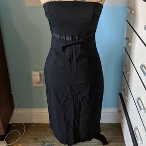 Tube top fitted bodycon dress